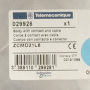 Telemecanique Positionsschalter ZCMD21L5 029928 OVP