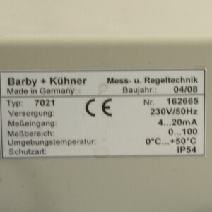 Barby + Kühner Rekorder Typ 7021 162665 GEB