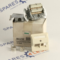 Ackermann 2-Fach LSA-Plus RJ45 Einbau-Dose 861232 18876DA OVP