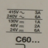 MERLIN GERIN Leitungsschutzschalter C6OHC4 25023 415V/3A GEB