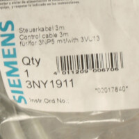 Siemens Steuerkabel 3NY1911 3M OVP