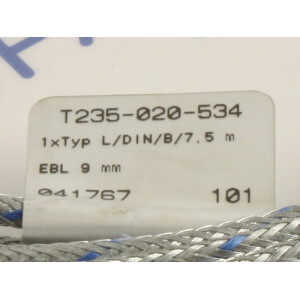 SAB Bröckskes Thermoelement T235-020-534 7,5m 0°C bis +400°C NOV