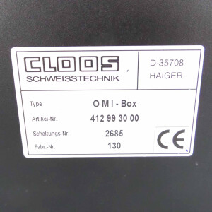 CLOOS Open Machine Interface OMI-Box 412993000 2685 GEB