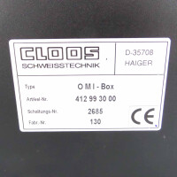 CLOOS Open Machine Interface OMI-Box 412993000 2685 GEB