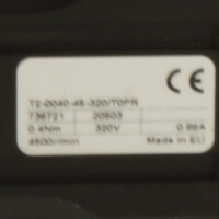 NEUGART Getriebe PLE60 F-Nr.2002914 + Servomotor T2-0040-45-320/T0PR NOV