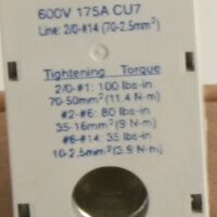 Ferraz-Shawmut Finger-Safe PDB FSPDB2C (3Stk.) 175A 600V OVP