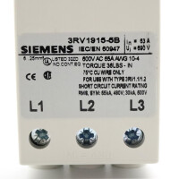 Siemens 3-Phasen-Einspeiseklemme 3RV1915-5B OVP