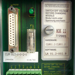 INDRAMAT CLM AC Servo Controller CLM01.2/CLM01.3 CLM 01.3-X-0-2-0 GEB