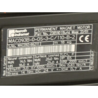 INDRAMAT Servomotor MAC093B-0-0S-3-C/110-B-2 REM