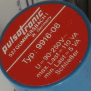 pulsotronic Sensor 9918-08 inkl. Sockel GEB