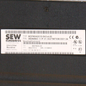 SEW Frequenzumrichter Movidrive MDF60A0015-5A3-4-00 GEB #K3