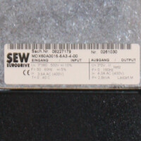 SEW Frequenzumrichter Movidrive MDF60A0015-5A3-4-00 GEB #K3