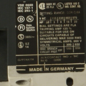 Siemens Leistungsschalter 3VU1300-1MD00 GEB