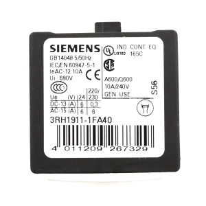 Siemens Hilfsschalterblock 3RH1911-1FA40 GEB
