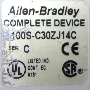 Allen Bradley Schütz 100S-C30ZJ14C SER.C GEB