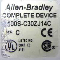 Allen Bradley Schütz 100S-C30ZJ14C SER.C GEB