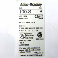 Allen Bradley Schütz 100S-C30ZJ14C SER.C GEB