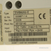 Lenze Bremsmodul EMB8252-E ID 00387114 GEB