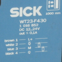 SICK Reflexions Lichttaster WT23-F430 1016852 NOV
