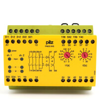Pilz Not-Aus Schaltgerät PNOZ 2VQ 24VDC 3n/o 1n/c 2n/o t ID 774013 GEB