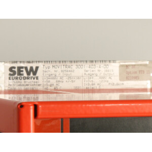 SEW EURODRIVE Frequenzumrichter Movitrac 3001-403-4-00 8256462 GEB