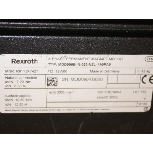 Indramat Servomotor MDD090B-N-020-N2L-110PA0 REM