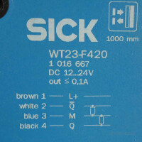 SICK Reflexions Lichttaster WT23-F420 1016667 GEB