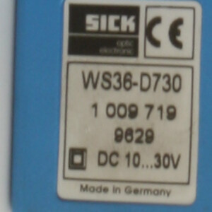SICK Einweg Lichtschranke WS36-D730 1009719 GEB
