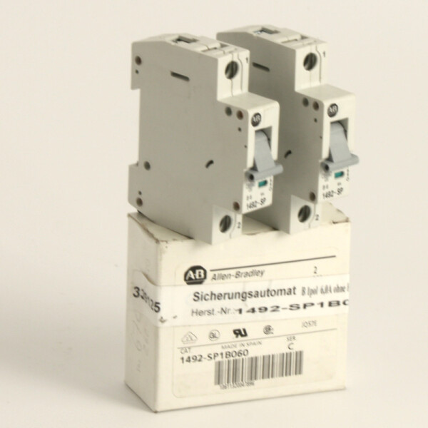 Allen Bradley Leistungsschalter 1492-SP1B060 Ser. C (2Stk.) OVP