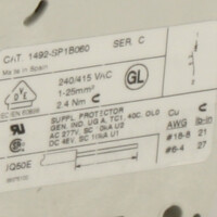 Allen Bradley Leistungsschalter 1492-SP1B060 Ser. C (2Stk.) OVP