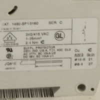 Allen Bradley Leistungsschalter 1492-SP1B160 Ser. C OVP