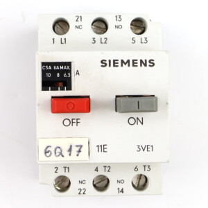 Siemens Leistungsschalter 3VE1010-2L GEB