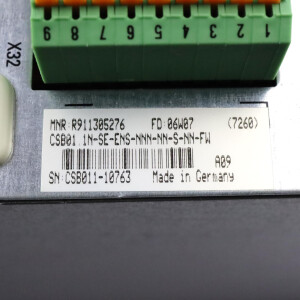 Rexroth Einzelachs-Wechselrichter HMS01.1N-W0054-A-07-NNNN CSB01.1N. GEB