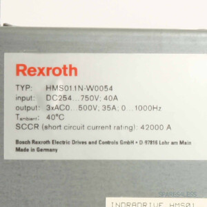 Rexroth Einzelachs-Wechselrichter HMS01.1N-W0054-A-07-NNNN CSB01.1C.. GEB