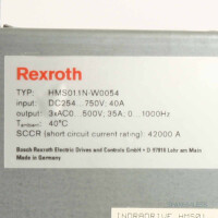 Rexroth Einzelachs-Wechselrichter HMS01.1N-W0054-A-07-NNNN CSB01.1C.. GEB