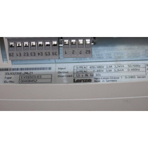 Lenze Servo Antriebsregler Umrichter 00408452 EVS9323-ES GEB