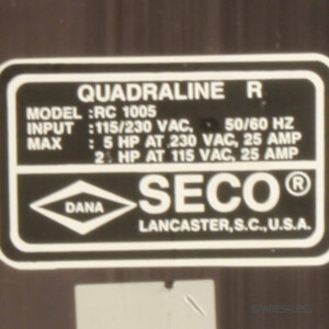 SECO DC Drive / Antrieb QUADRALINE R RC1005 25A GEB