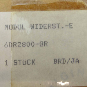 Siemens Signalumformer 6DR2800-8R #K2 GEB