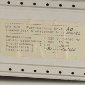 Endress+Hauser WMY570 HYGROLOG GEB