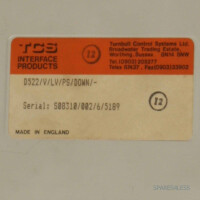 TCS Turnbull Output isolator D522 D522/V/LV/PS/DOWN/- GEB