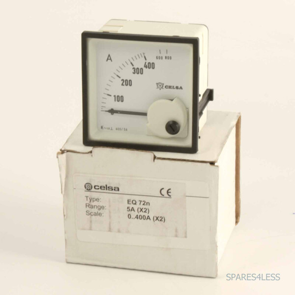 CELSA Analog-Messgerät EQ72n 0...400A OVP