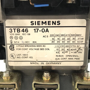 Siemens Schütz 3TB4617-0AM0 GEB