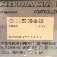 INDRAMAT AC Servo Controller KDS1.1-050-300-W1-220 220066 GEB