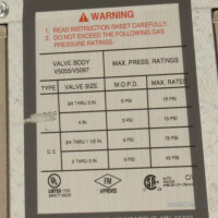 Honeywell On-Off Fluid Power Gas Vave Actuator V4055D 1019 NOV
