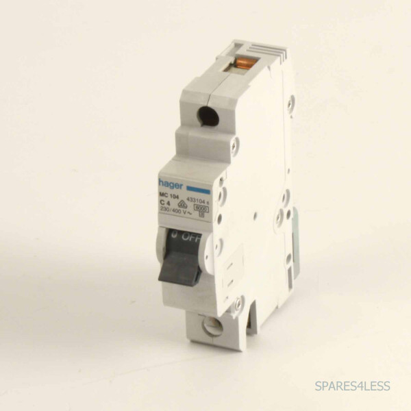 hager Leitungsschutzschalter MC 104 C4 GEB