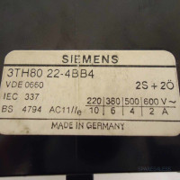 Siemens Schütz Hilfsschütz 3TH8022-4BB4 GEB