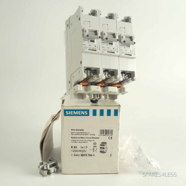 Siemens Haupt-Leitungsschutzschalter 5SP3 763-1 OVP