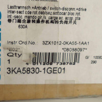 Siemens Lasttrennschalter m. Drehantrieb 3KA5830-1GE01 OVP