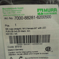 MURR ELEKTRONIK Sensorkabel 7000-88281-6200500 OVP