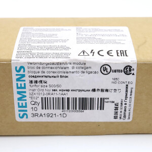 Siemens Verbindungsbausteine 3RA1921-1D (10Stk.) OVP